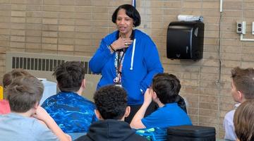 Speaker, readers, displays highlight Black History Month